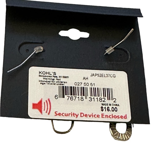 Mixit Pink Dangling Beaded Pierced Earrings - Picture 3 of 3